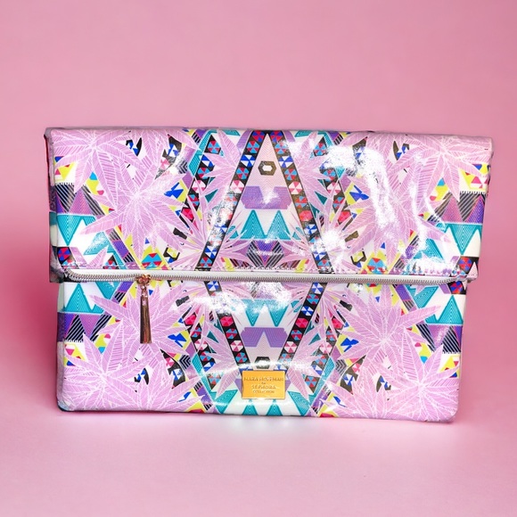 Mara Hoffman Handbags - NWOT Sephora Mara Hoffman Kaleidescape Foldover Clutch in Maristar Lilac